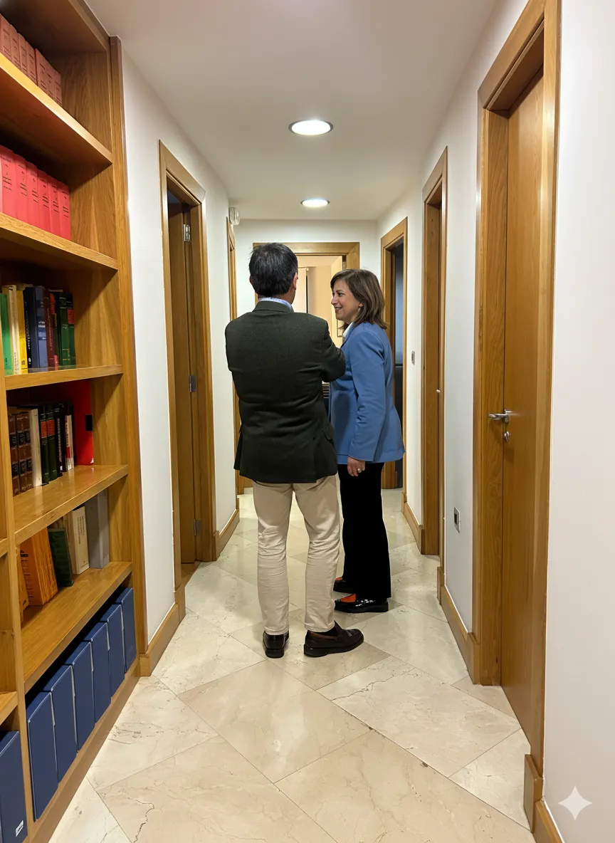 Equipo de Anaya Abogados en su despacho